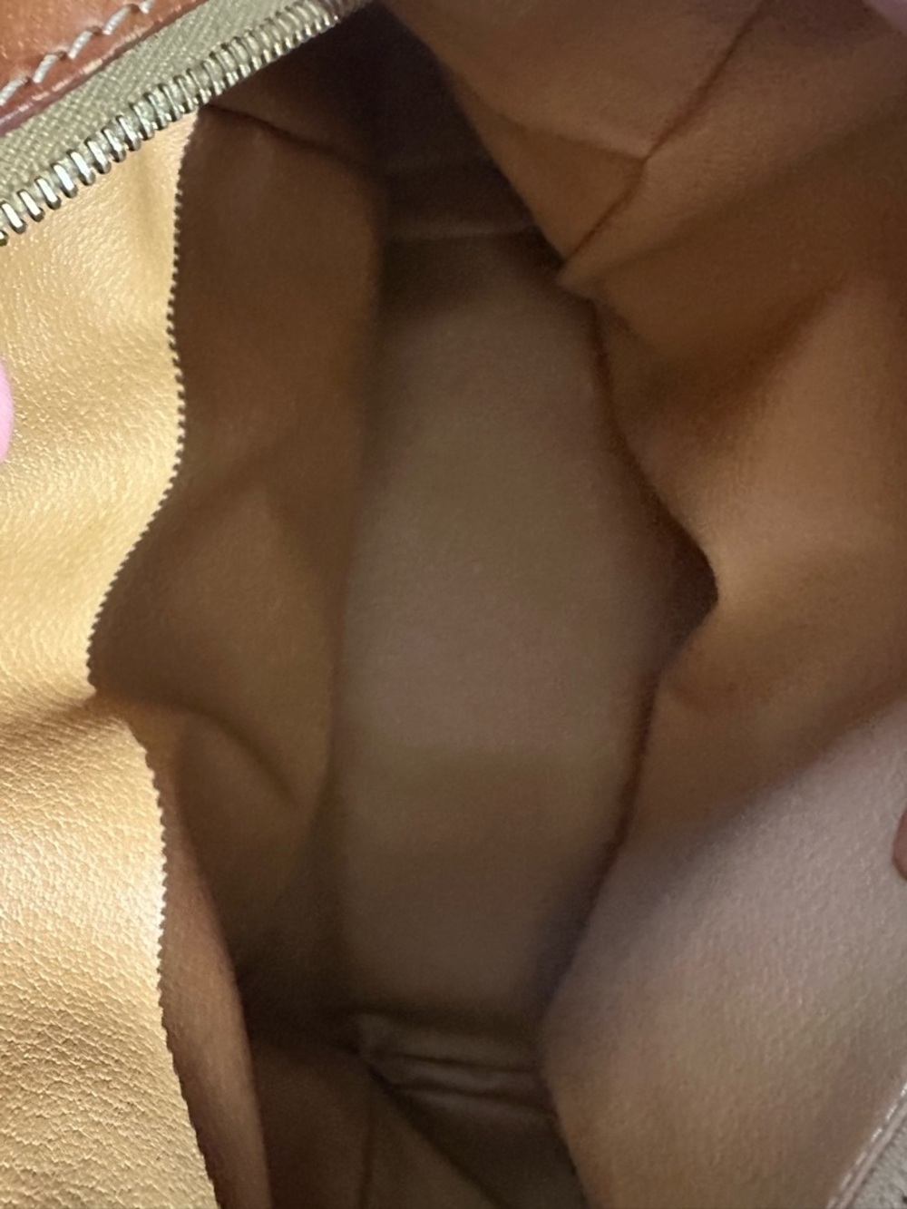 Celine Brown and Tan Macadam Canvas Satchel - Picture 8 of 13